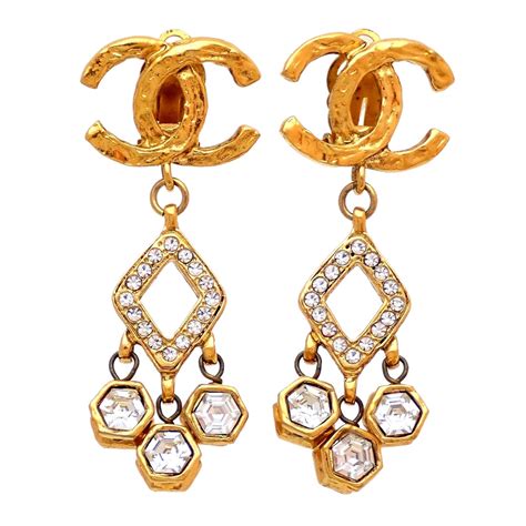 chanel earrings hire|authentic chanel earrings.